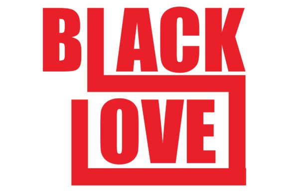 Black Love SVG PNG T Shirt Design