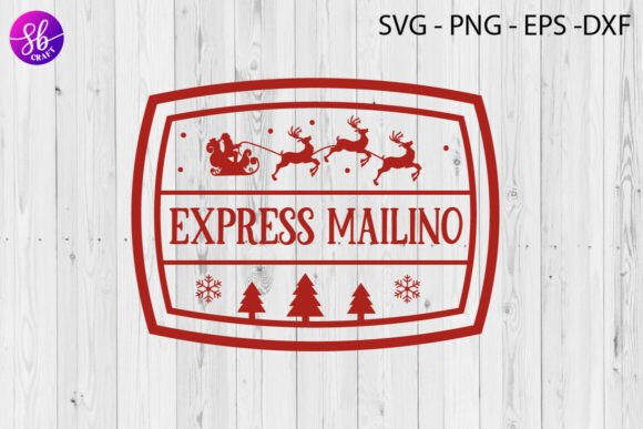 Express Mailino North Pole Svg