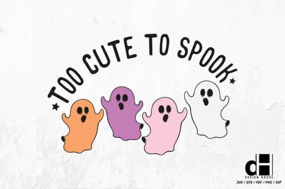 Halloween Cute Ghost SVG PNG