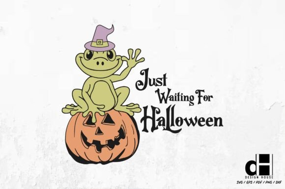 Halloween Funny Frog SVG PNG