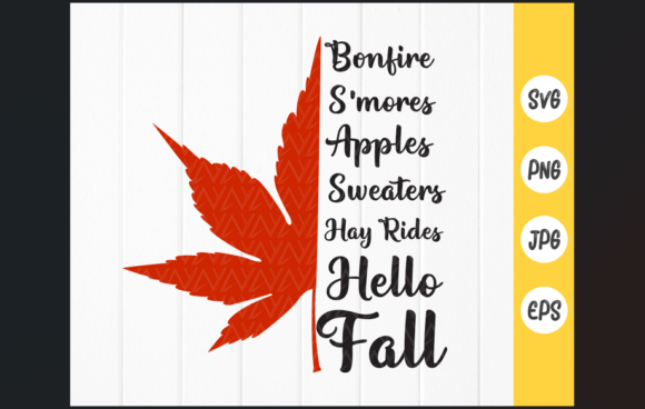 Hello Fall Svg,Funny Autumn Quote