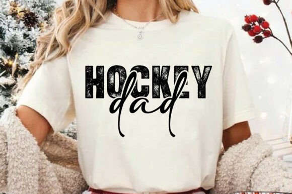 Hockey Dad SVG PNG T Shirt Design