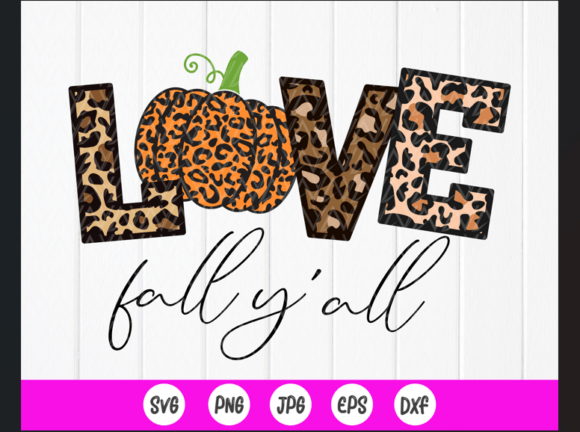 Love Fall Y All Svg, Autumn Svg, Fall Svg