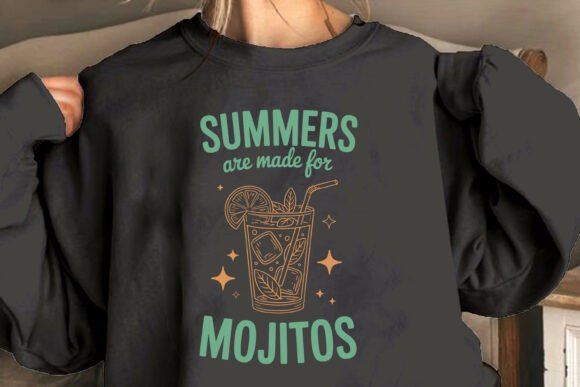 Mojito Summer Cocktail Club SVG Design