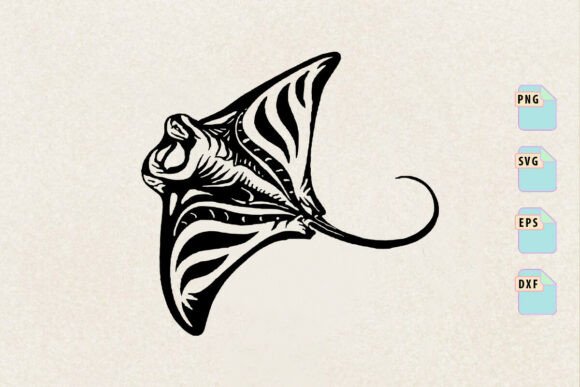 Ocean Svg, Sea Life Svg, Manta Rays Svg