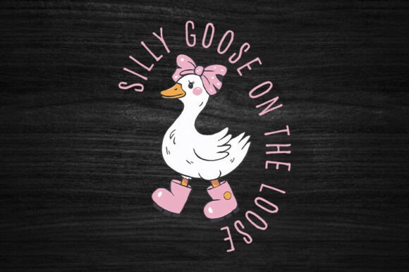 Silly Goose on the Loose PNG SVG