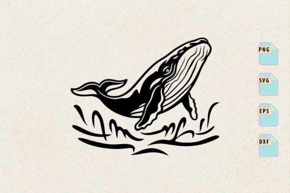 Whale Svg, Sea Animals SVG, Ocean Svg