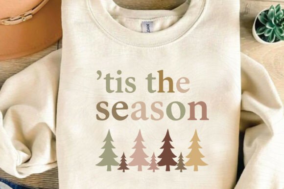 Winter Christmas Tree Quote SVG Design